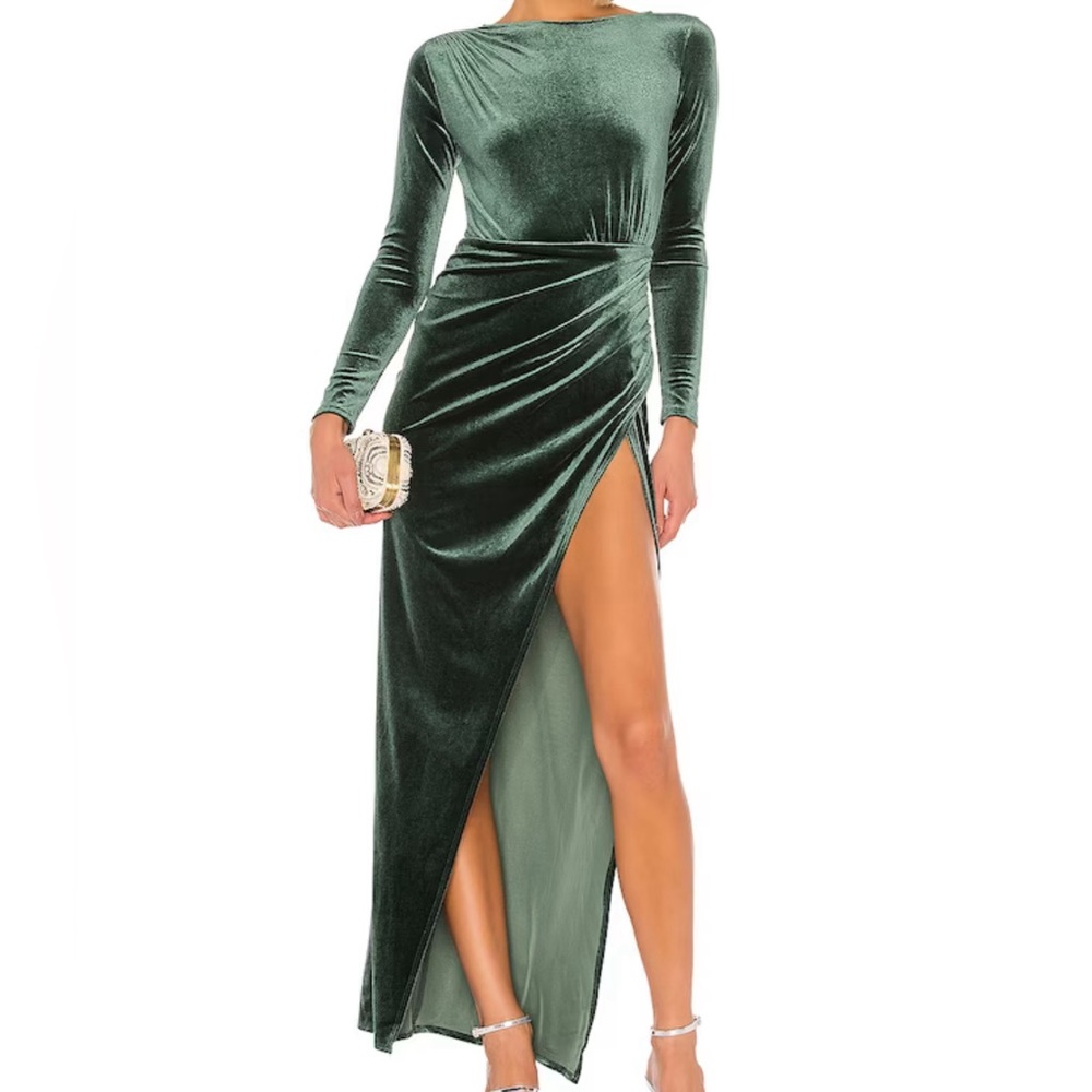 Michael Costello x REVOLVE Gregory Gown in Emerald Green